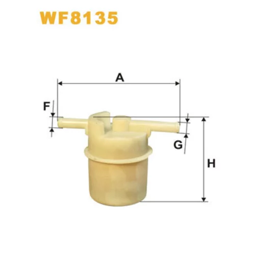 Palivový filter WF8135 (WIX FILTERS)