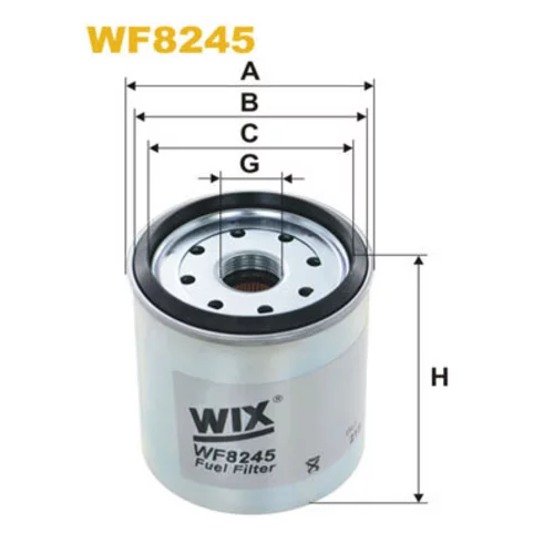 Palivový filter WIX FILTERS WF8245