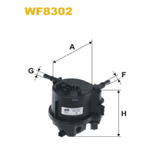 Palivový filter WIX FILTERS WF8302