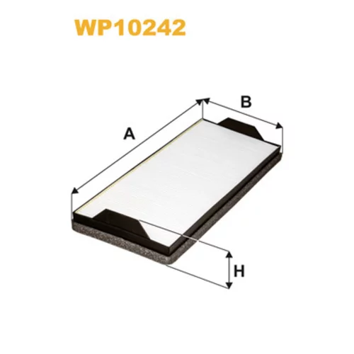 Filter vnútorného priestoru WIX FILTERS WP10242
