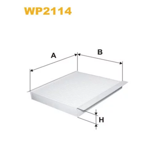 Filter vnútorného priestoru WIX FILTERS WP2114