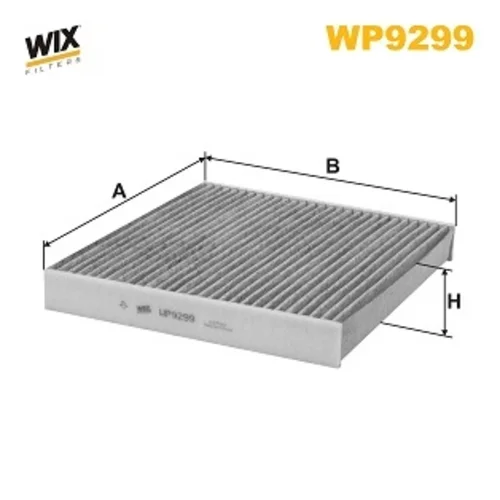 Filter vnútorného priestoru WIX FILTERS WP9299