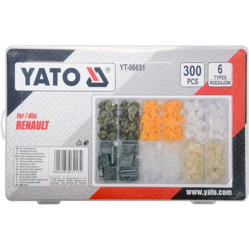 SADA ČIAPKY NA AUTO RENAULT 300 KS. /YATO/ - obr. 1