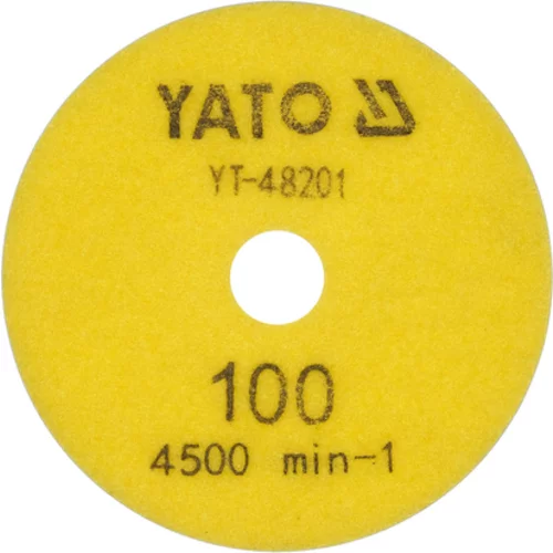 DIAMANTOVÝ KOTÚČ NA BRÚSENIE KERAMIKA 100MM GR.100 /YATO/ - obr. 1