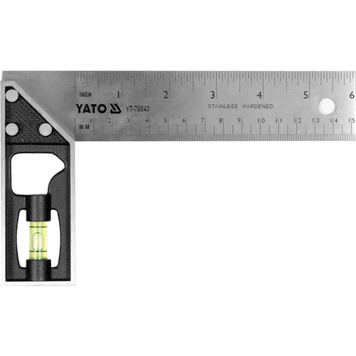 NEREZOVÝ ZÁMOK UHOL 150 MM S LIBELLOU