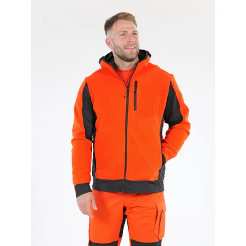 FLEECE S KAPUCNOU JELENKA, ČERVENÁ, VEĽ. XL /YATO/ - obr. 2