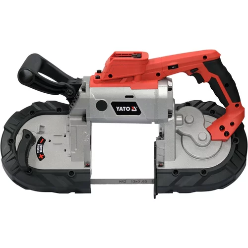 18V PÁSOVÁ PÍLA ČEĽUSŤ 127MMX127MM (TELO) /YATO/ - obr. 1