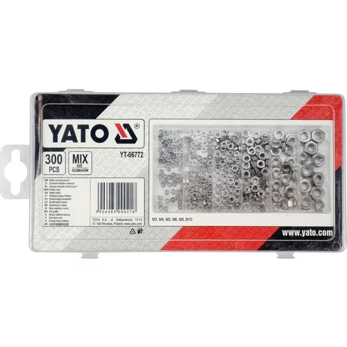 YATO Sada metrických matíc 300 ks (YATO náradie) - obr. 1