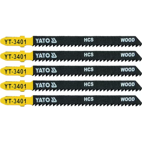 YATO Pílový list do priamočiarej píly 100 mm TPI10 5 ks