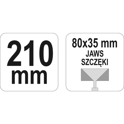 YATO Kliešte tvarovacie rovné 210 mm (YATO náradie) - obr. 2