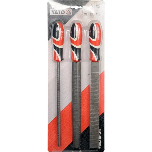 Rašpľa na drevo sada 3ks 250 mm #45 /YATO/ - obr. 1
