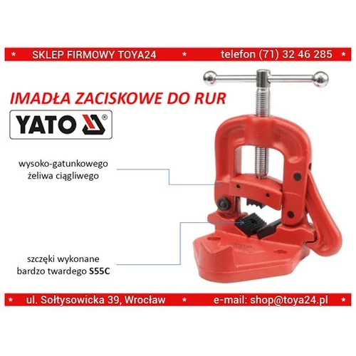 Zverák upínací na trubky 110 mm /YATO/ - obr. 1