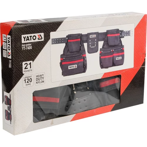 YATO Opasok na náradie 120 cm 21 vreciek (YATO náradie) - obr. 1