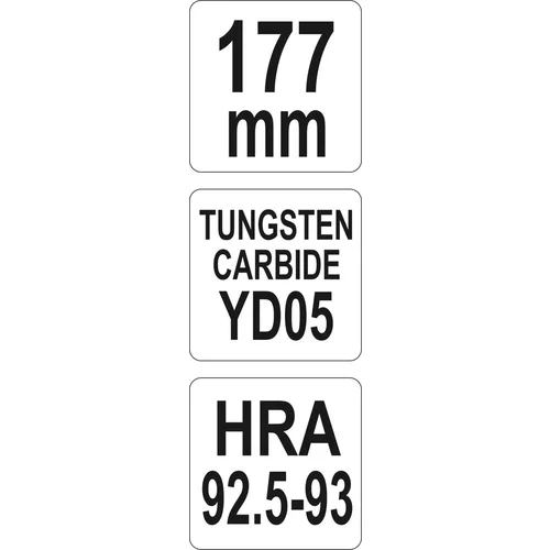 Rezák na sklo 177 mm /YATO/ - obr. 2