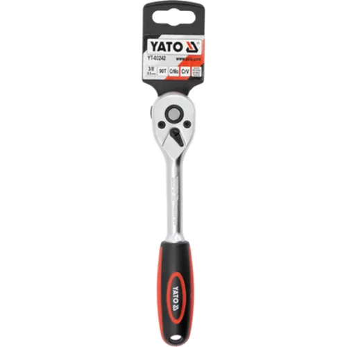 RÁČNA ROVNÁ S PLOCHOU RÚČKOU 3/8'' 90T /YATO/ - obr. 3