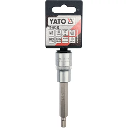 KĽÚČ SPLINE LOCK 1/2'' M8 L100MM /YATO/ - obr. 2