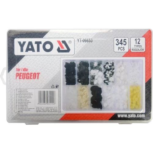 SADA KLIPOV NA AUTO PEUGEOT 345 KS. /YATO/ - obr. 1