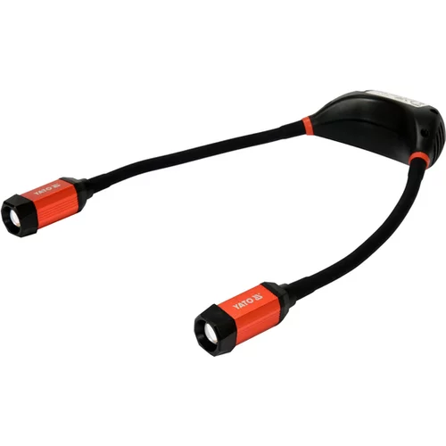 KRČNÁ LAMPA 300LM, PLYNULE NASTAVENIE SVETLA, LI-ION 3,7V 2000MAH, FLEXIBILNE RAMENE