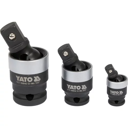 SADA NÁRAZOVÝCH KĹB 1/4''; 3/8''; 1/2'' /YATO/ - obr. 1