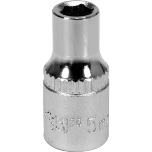 ZÁSUVKA 5MM 1/4'' 6-UHOLOVÁ CV KRÁTKA