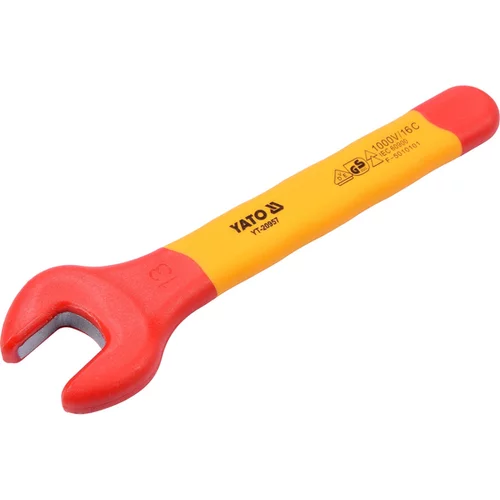 IZOLOVANÝ OTVORENÝ KĽÚČ 13MM VDE /YATO/ - obr. 1