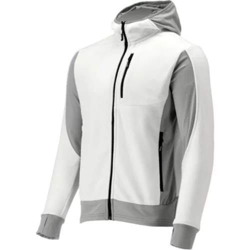 BIELE SARNA FLEECE S KAPUCNOU VEL. L