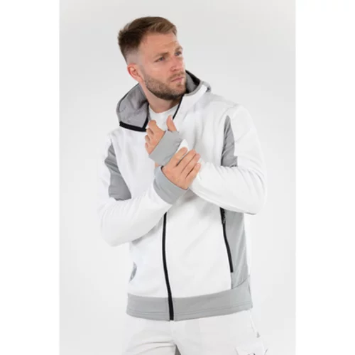 BIELE SARNA FLEECE S KAPUCNOU VEL. L /YATO/ - obr. 2