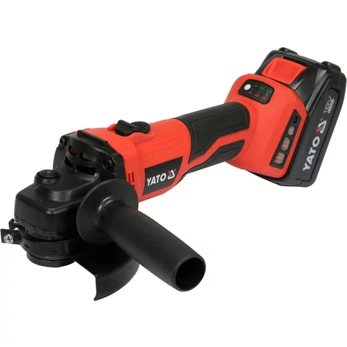 UHLOVÁ BRÚSKA 18V 125MM (3000-8500RPM; BL MOTOR; 2X4,0 AH, NABÍJAČKA) SO SYSTÉMOM MÄKKÉHO ŠTARTU