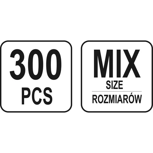 YATO Sada metrických matíc 300 ks (YATO náradie) - obr. 3