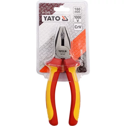 Kliešte kombinované 180 mm VDE (1000V) /YATO/ - obr. 2