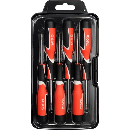 YATO Sada skrutkovačov 6ks TORX pre jemnú mechaniku