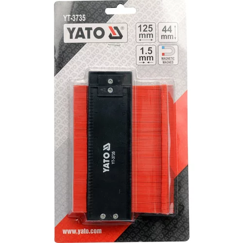 Šablóna na profily 125 mm magnetická /YATO/ - obr. 2