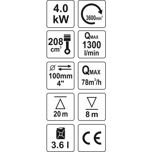 Čerpadlo so spaľovacím motorom 4
