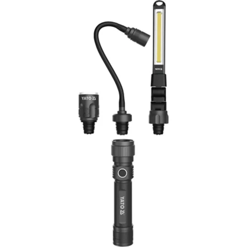 DIELENSKÁ LAMPA 3V1 V PÚZRI 380LM, LI-ION 3,7V 2200MAH, IP54