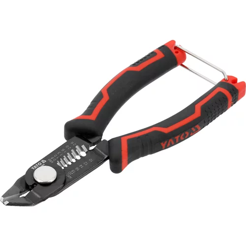 PRESNÉ BOČNÉ KLEŠŤANY IZOLAČNÝ STRIPPER 160MM /YATO/ - obr. 1