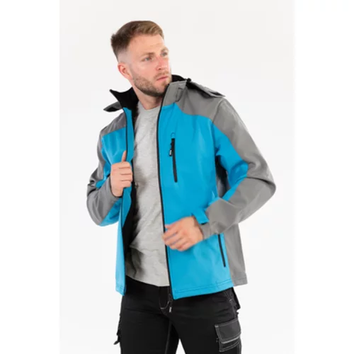 SOFTSHELLOVÁ BUNDA S KAPUCNOU STRATUS VEĽ. 2XL /YATO/ - obr. 2