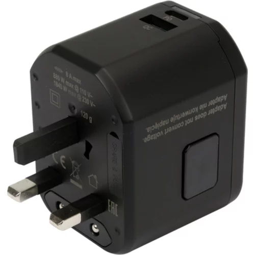 UNIVERZÁLNY CESTOVNÝ ADAPTÉR PRE VYŠE 150 KRAJÍN S RÝCHLOU USB NABÍJAČKOU Q.C. 3,0, 20 W /YATO/ - obr. 4