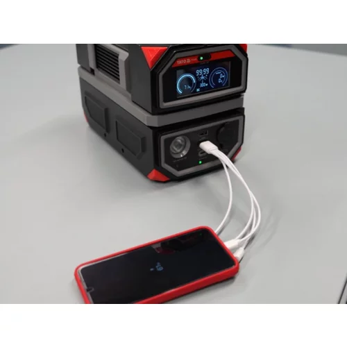 PRENOSNÁ ELEKTRICKÁ STANICA 300W, 315WH, 230V, USB-C PD /YATO/ - obr. 14