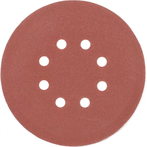 BRÚSNY KOTOÚČ NA VELCRO, 8 DIER, P150 150 MM / 50 KS. /YATO/ - obr. 1