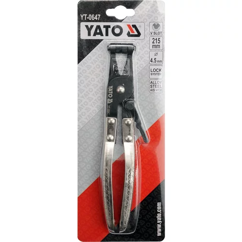 Kliešte na spony hadicové samosvorné 4,5mm /YATO/ - obr. 1
