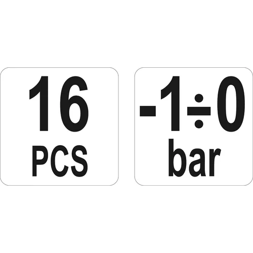 YATO Podtlaková pumpa s príslušenstvom 16ks (YATO náradie) - obr. 6