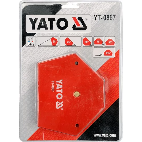 YATO Uholník magnetický 111x136x24mm na zváranie (YATO náradie) - obr. 1