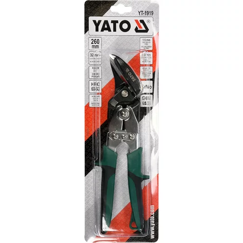 YATO Nožnice na plech 260 mm pravé CrMo (YATO náradie) - obr. 1