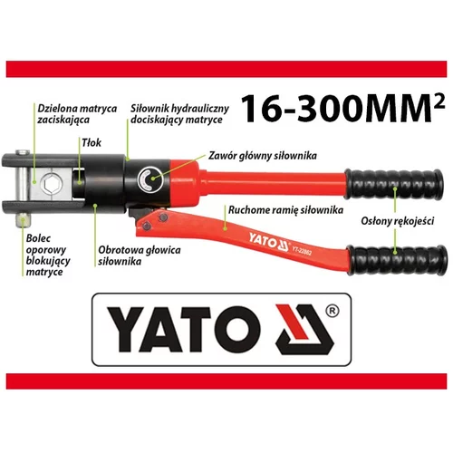 YATO Hydraulické kliešte, meď 16-300mm² hliník 16-240mm² (YATO náradie) - obr. 6