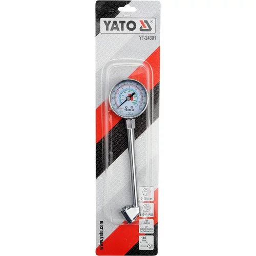 Manometer 0-15 Bar na nákladné autá /YATO/ - obr. 1