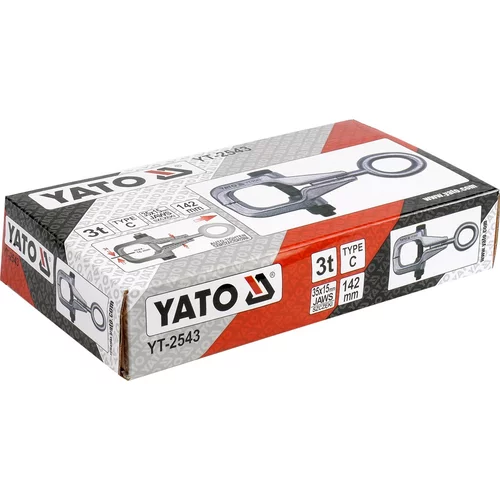 YATO Karosárska samosvorná svorka na ťahanie typ C, 3t 142mm (YATO náradie) - obr. 2