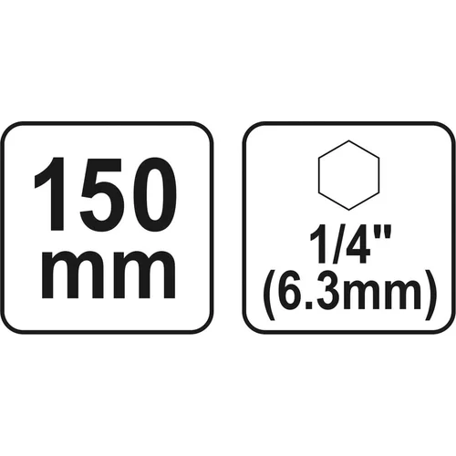 YATO Nadstavec pre ploché vrtáky 150mm (YATO náradie) - obr. 2