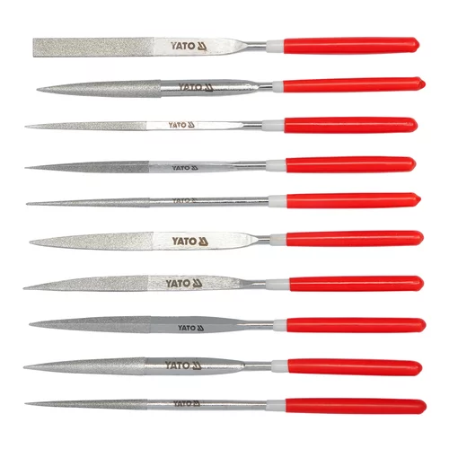 YATO Sada pilníkov ihlových diamantových 4 x 160 mm 10 ks 50 mm