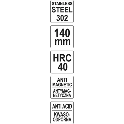YATO Pinzeta 140 mm (YATO náradie) - obr. 2