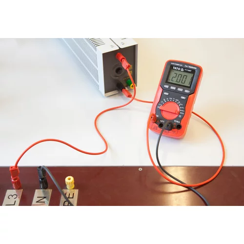 YATO Multimeter digitálny 5v1, 162 x 83 x 47 mm (YATO náradie) - obr. 8